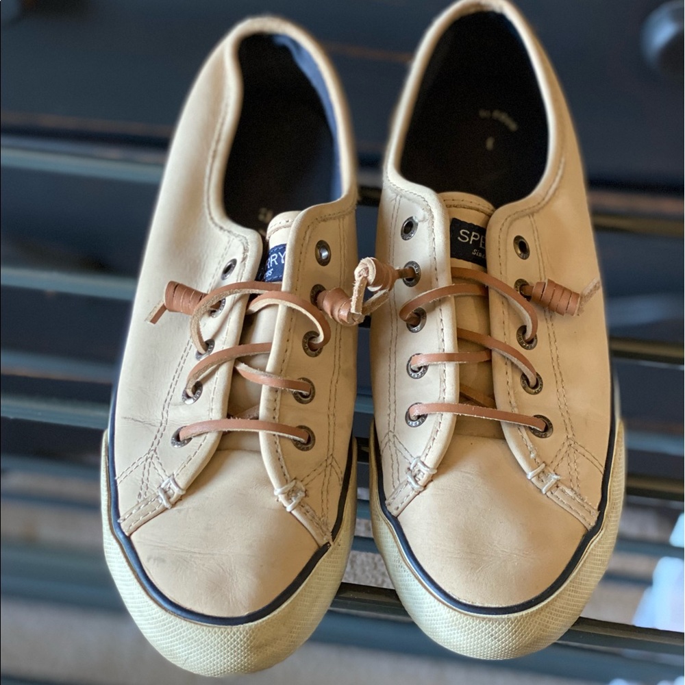 Leather Sperry shoes